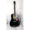 Fender Electro Acoustic Guitars 202101730189 Fender SA105CE Electro - Acoustic Guitar - Black - Open Box B Stock