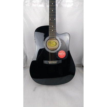 Fender Electro Acoustic Guitars Fender SA105CE Electro - Acoustic Guitar - Black - Open Box B Stock