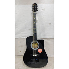 Fender Electro Acoustic Guitars 202101749842 Fender SA105CE Electro - Acoustic Guitar - Black - Open Box B Stock