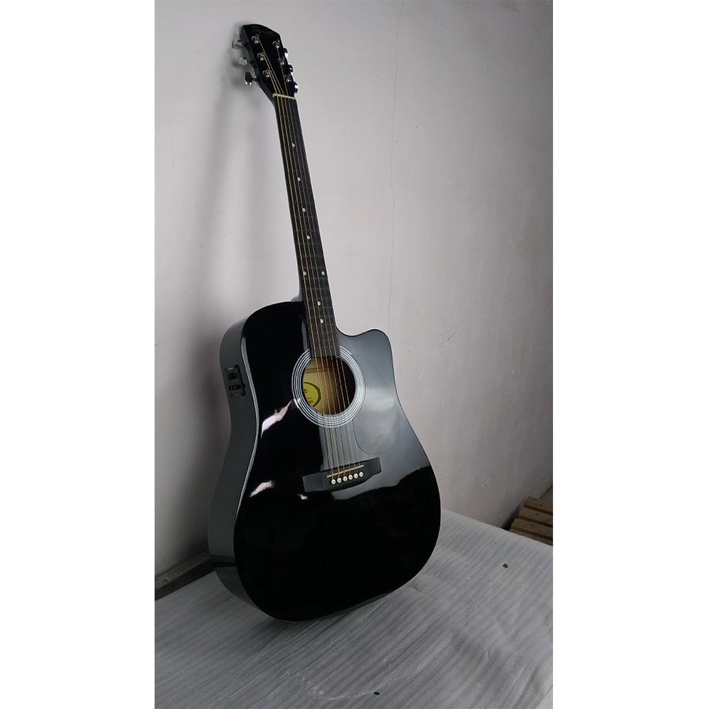 Fender Electro Acoustic Guitars Fender SA105CE Electro - Acoustic Guitar - Black - Open Box B Stock
