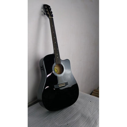 Fender Electro Acoustic Guitars Fender SA105CE Electro - Acoustic Guitar - Black - Open Box B Stock