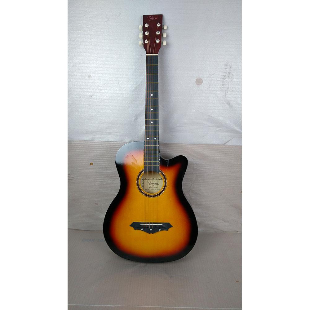 henrix acoustic guitars 202101631172 henrix 38c cutaway acoustic guitar - open box b stock  #barcode_202101631172