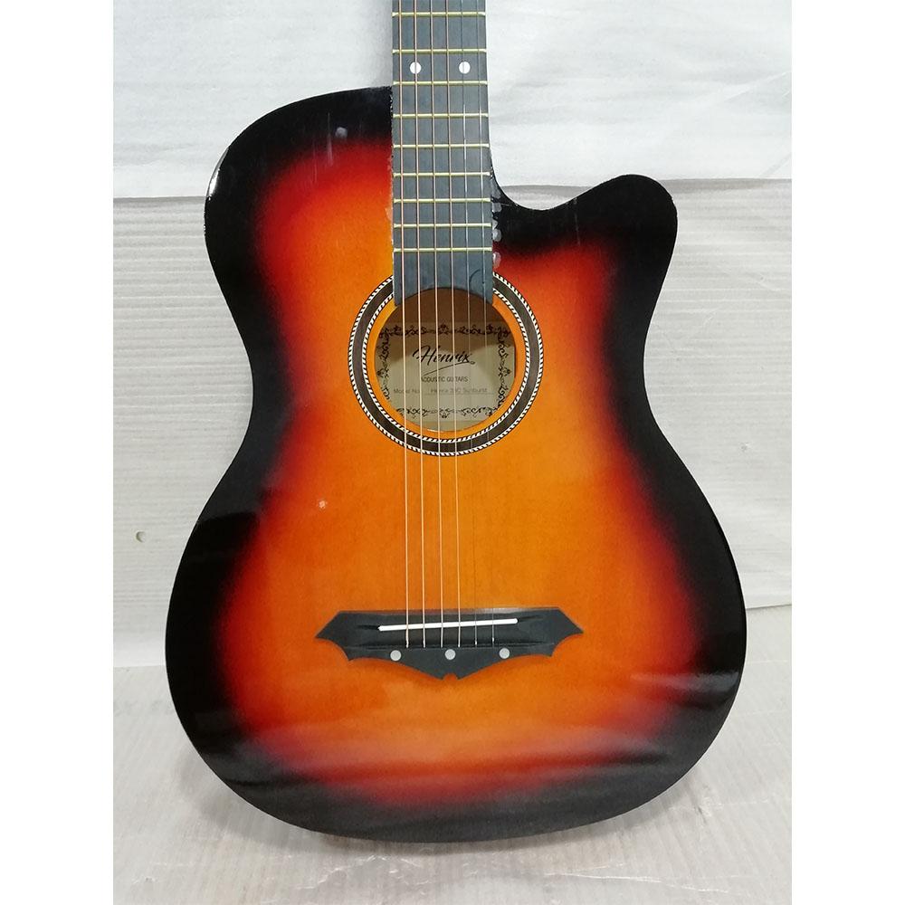 henrix acoustic guitars henrix 38c cutaway acoustic guitar - open box b stock  #barcode_202101680441