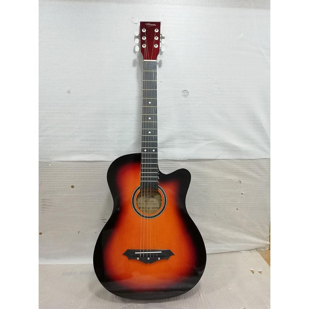 henrix acoustic guitars 202101680441 henrix 38c cutaway acoustic guitar - open box b stock  #barcode_202101680441