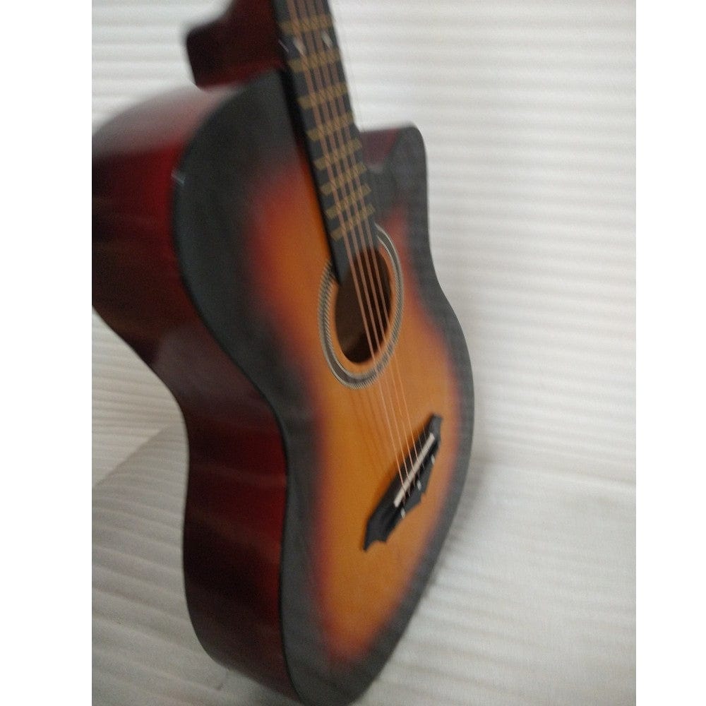 henrix acoustic guitars henrix 38c cutaway acoustic guitar - open box b stock  #barcode_202101871629