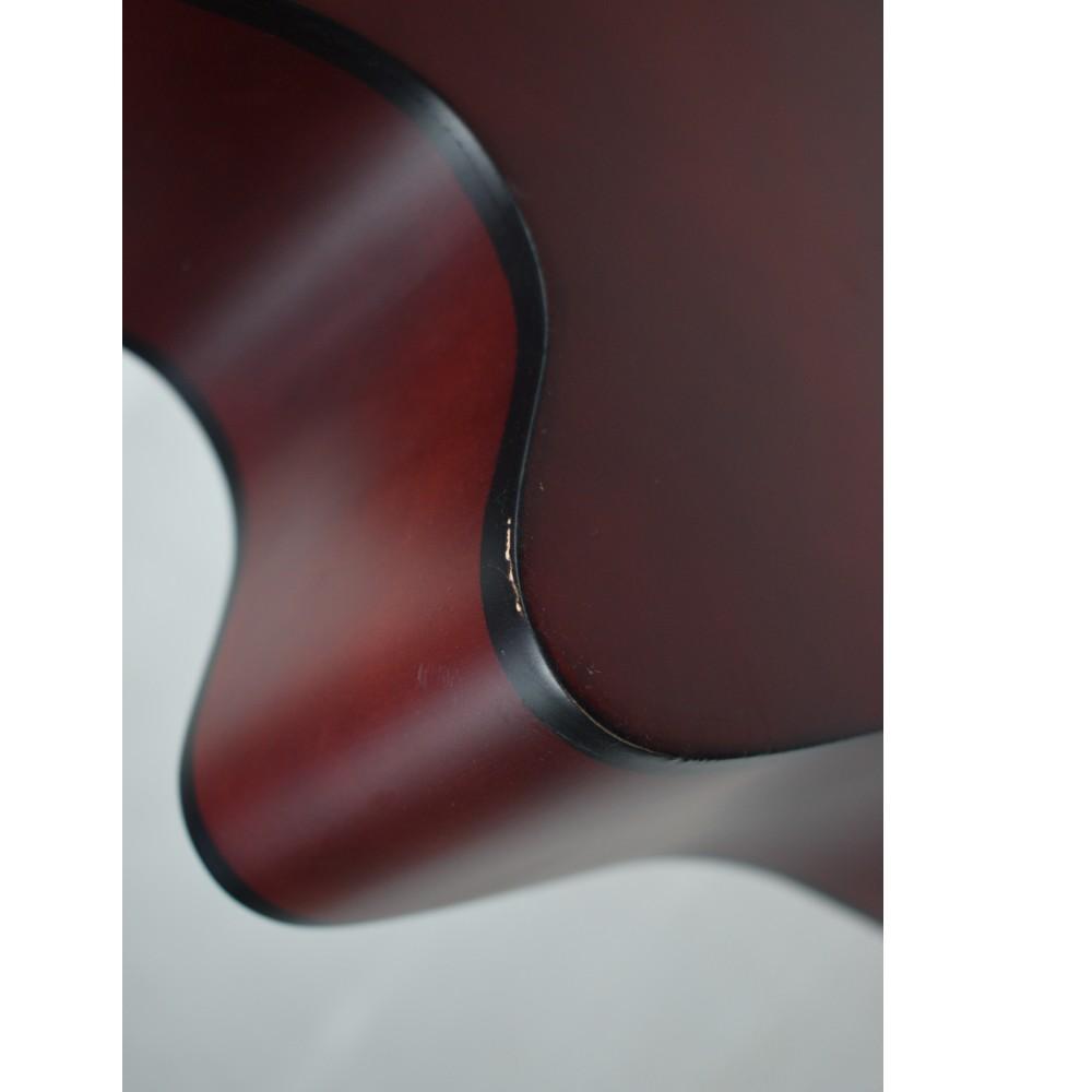 henrix acoustic guitars henrix 38c cutaway acoustic guitar - open box b stock  