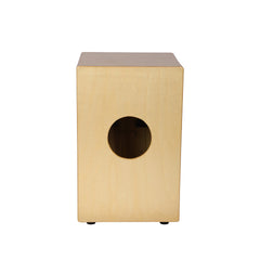 Vault BCJ-24 Birch/Black/Zebra Wood Cajon with Adjustable Snare