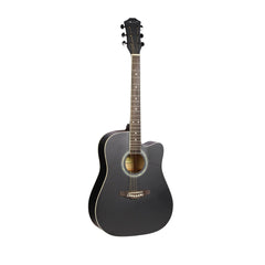 Vault ED-10C 41 inch Cutaway Acoustic Guitar with Bag, Strings, Straps, Picks, Stringwinder & Polishing Cloth