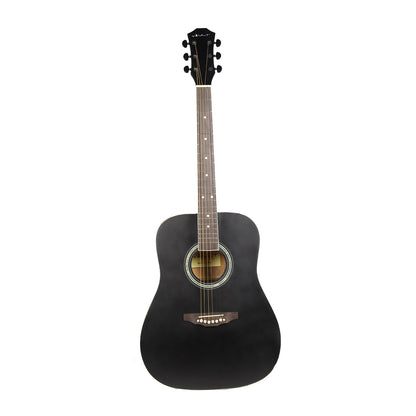 Vault ED-10D 41 inch Dreadnought Acoustic Guitar with Bag, Strings, Straps, Picks, Stringwinder & Polishing Cloth