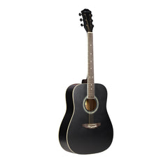 Vault ED-10D 41 inch Dreadnought Acoustic Guitar with Bag, Strings, Straps, Picks, Stringwinder & Polishing Cloth
