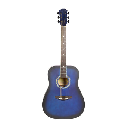 Vault ED-10D 41 inch Dreadnought Acoustic Guitar with Bag, Strings, Straps, Picks, Stringwinder & Polishing Cloth