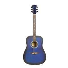 Vault ED-10D 41 inch Dreadnought Acoustic Guitar with Bag, Strings, Straps, Picks, Stringwinder & Polishing Cloth