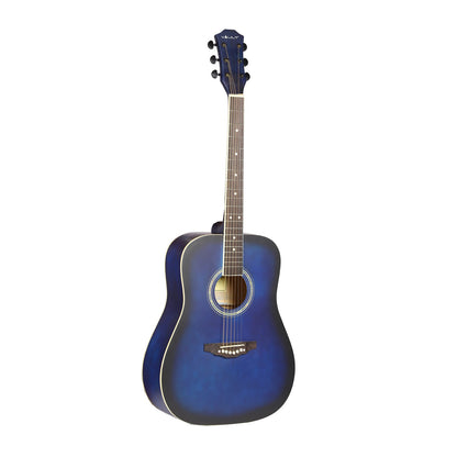 Vault ED-10D 41 inch Dreadnought Acoustic Guitar with Bag, Strings, Straps, Picks, Stringwinder & Polishing Cloth
