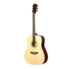 Vault ED-10D 41 inch Dreadnought Acoustic Guitar with Bag, Strings, Straps, Picks, Stringwinder & Polishing Cloth