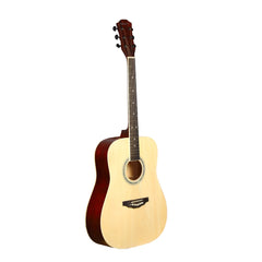Vault ED-10D 41 inch Dreadnought Acoustic Guitar with Bag, Strings, Straps, Picks, Stringwinder & Polishing Cloth