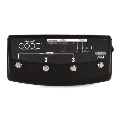 Marshall Footswitches & Controllers Marshall PEDL-90008 4-Button Footswitch With Tuner for Marshall MG Amplifiers