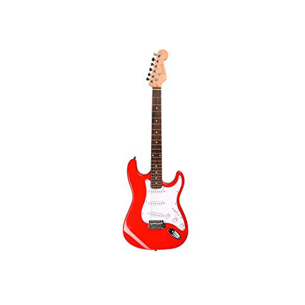 Pluto Electric Guitars Red Pluto ST-2 Electric Guitar - Rosewood Fretboard