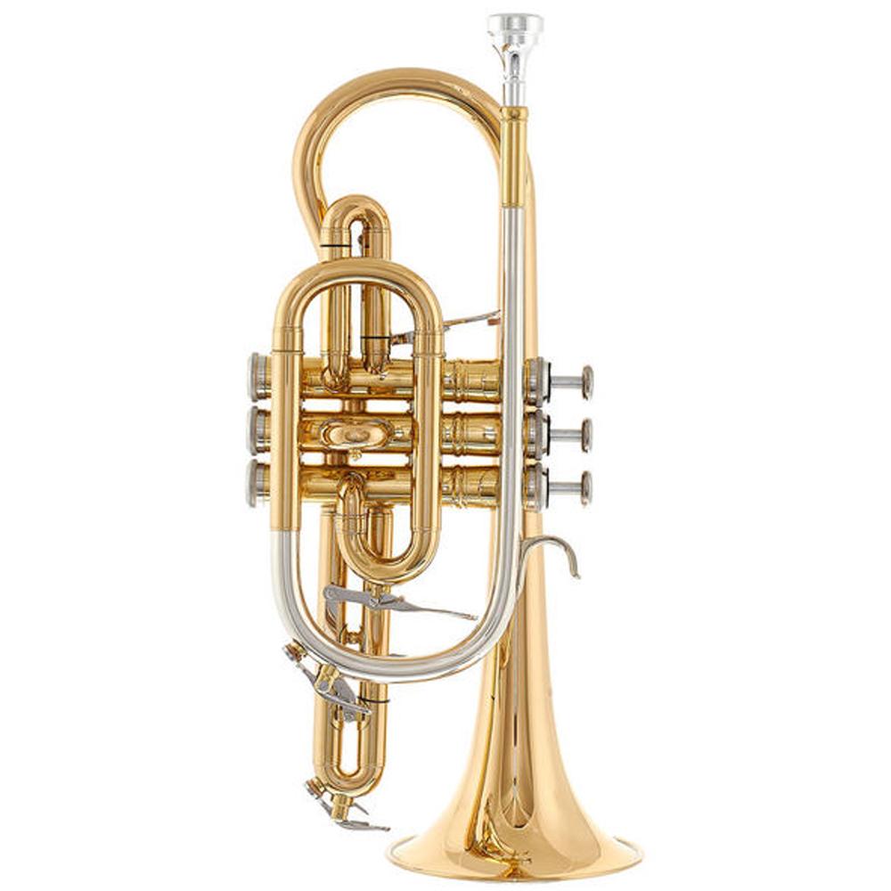 Thomann Cornets Clear Lacquered Thomann CR-960 Bb Superior Cornet #color_clear-lacquered