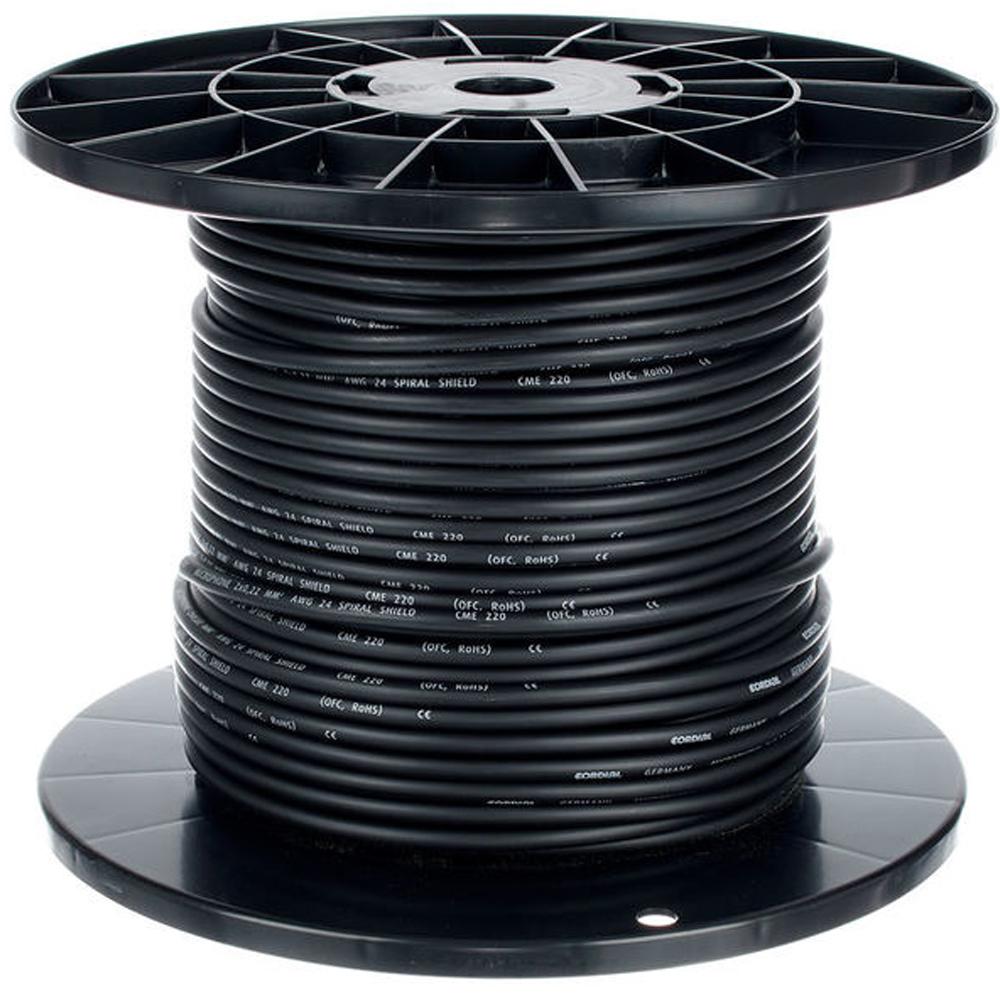 Thomann Microphone Cables Thomann CME 220 SW/100M Professional Microphone Cable - Black