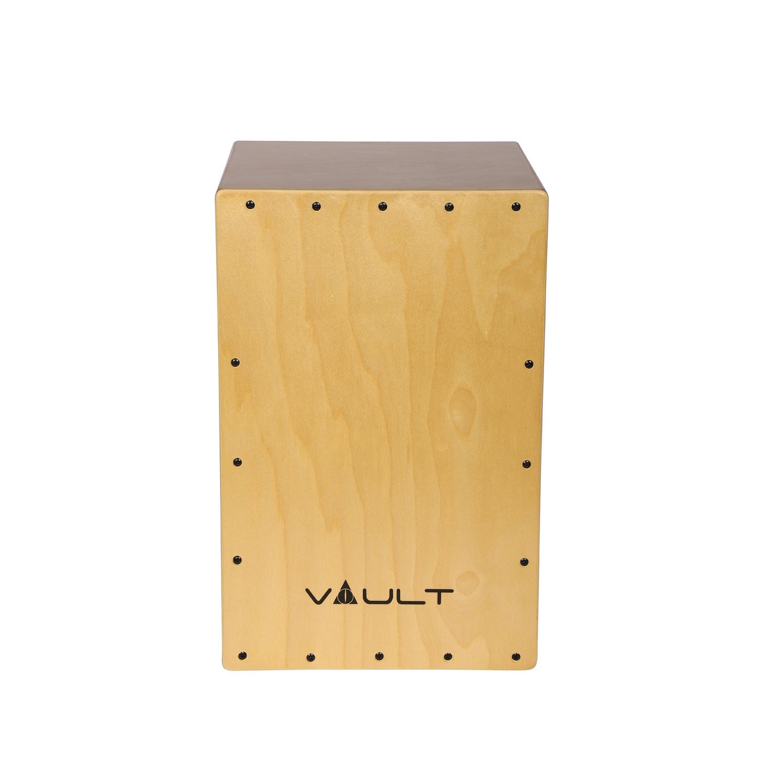 Vault Cajons Birchwood-Natural Vault BCJ-24 Birch/Black/Zebra Wood Cajon with Adjustable Snare