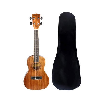 Vault Concert Ukuleles Vault UK-190 Rosetta Koa Concert Ukulele