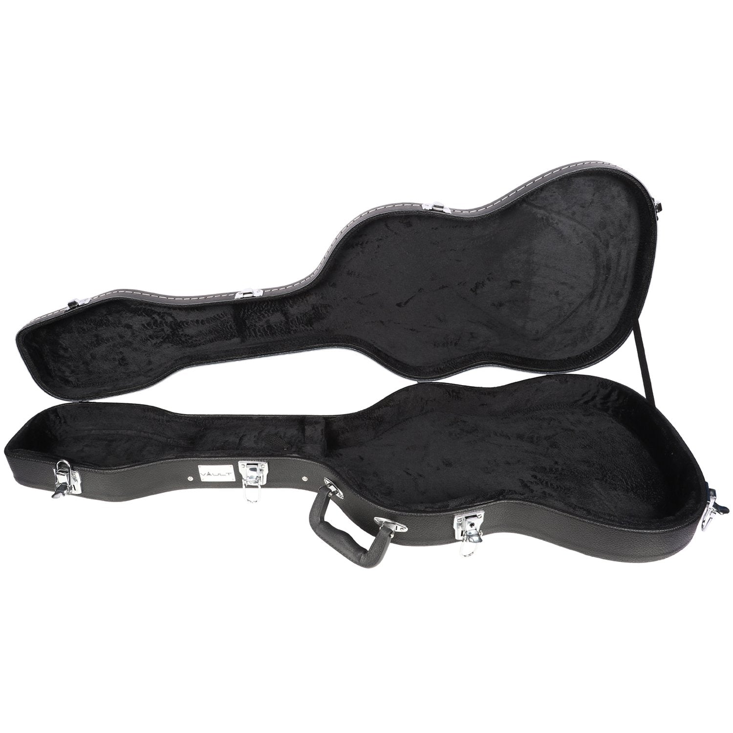 Vault Electric Guitar Cases Vault EC-100 Electric Guitar Hardshell Case - Black