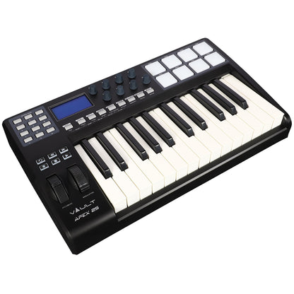 Vault Midi Keyboards Vault APEX 25 USB MIDI Keyboard With RGB Pads - Includes Bitwig 8-Track